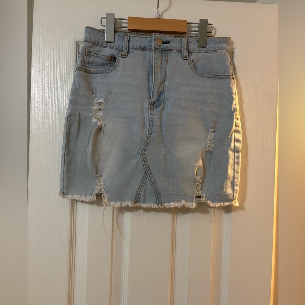 Denim Blvd Denim Skirt